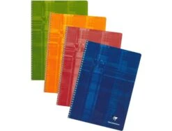 Clairefontaine - Cahier à Spirale A4 (21x29,7 Cm) - 100 Pages - Petits Carreaux (5x5 Mm) - Disponible Dans Différentes Couleurs
