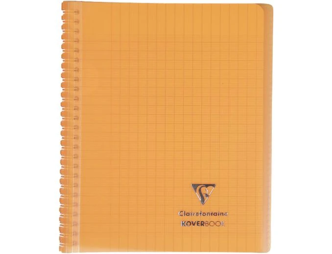 Clairefontaine Koverbook - Cahier Polypro Spiralé - 17 X 22 Cm - 160 Pages - Grands Carreaux (Seyes) - Disponible Dans Différentes Couleurs 3 Clairefontaine Koverbook - Cahier Polypro Spiralé - 17 X 22 Cm - 160 Pages - Grands Carreaux (Seyes) - Disponible Dans Différentes Couleurs – Image 3