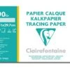 Clairefontaine Fine Arts - Pochette Papier Calque - 12 Feuilles - A4 - 90 Gr