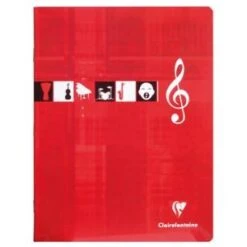 Clairefontaine Metric (3799C) - Cahier De Musique Et Chant 17x22 56 Pages