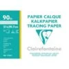 Clairefontaine 97853C - Pochette De 12 Feuilles De Papier Calque, 90/95 G/m², A4