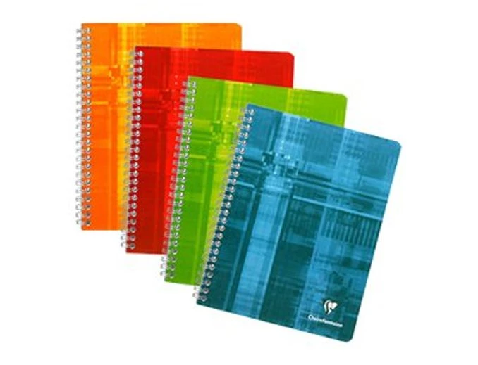 Clairefontaine - Cahier à Spirale 17 X22 Cm - 180 Pages - Grands Carreaux (Seyes) - Disponible Dans Différentes Couleurs 1 Clairefontaine - Cahier à Spirale 17 X22 Cm - 180 Pages - Grands Carreaux (Seyes) - Disponible Dans Différentes Couleurs