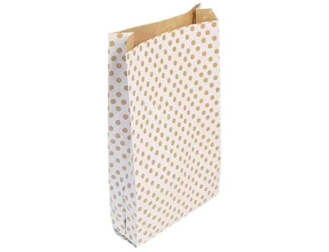 Clairefontaine - 50 Pochettes Cadeau Kraft - 21 Cm X 7 Cm X 37 Cm - Pois/fond Blanc 2 Clairefontaine - 50 Pochettes Cadeau Kraft - 21 Cm X 7 Cm X 37 Cm - Pois/fond Blanc – Image 2