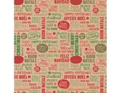 Clairefontaine - Papier Cadeau - 70 Cm X 2 M - 60 G/m² - Différents Motifs Noël -Clairefontaine 223799 2022 8 e2e7