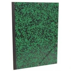 Clairefontaine Carton à Dessin B4 Annonay Vert élastique 28x38