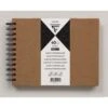 Clairefontaine 95432C Album à Couverture Rigide Comprenant 40 Feuilles 21 X 16 Cm 200 G Kraft Brun