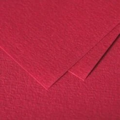 Clairefontaine 48258C - Etui Filmé De 25 Feuilles Papier Grain De Pollen 210x297, 210 G/m², Coloris Cerise