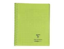 Clairefontaine Koverbook - Cahier Polypro Spiralé - 17 X 22 Cm - 160 Pages - Grands Carreaux (Seyes) - Disponible Dans Différentes Couleurs 12 Clairefontaine Koverbook - Cahier Polypro Spiralé - 17 X 22 Cm - 160 Pages - Grands Carreaux (Seyes) - Disponible Dans Différentes Couleurs -Clairefontaine 32c1b81a 7a04 47b2 a2d9 ece17cd45c3f 40f2