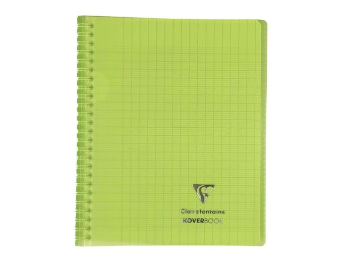 Clairefontaine Koverbook - Cahier Polypro Spiralé - 17 X 22 Cm - 160 Pages - Grands Carreaux (Seyes) - Disponible Dans Différentes Couleurs 6 Clairefontaine Koverbook - Cahier Polypro Spiralé - 17 X 22 Cm - 160 Pages - Grands Carreaux (Seyes) - Disponible Dans Différentes Couleurs – Image 6