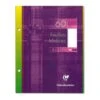 Clairefontaine - 60 Feuilles Simples 17x22 Cm - Perforées - Blanches Unies
