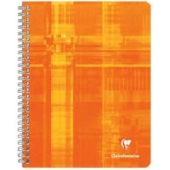Clairefontaine Metric (8722C) - Cahier à Spirales 100P 17x22 Petits Carreaux (90g)