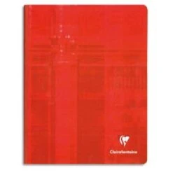 Clairefontaine Cahier Piqûre Seyes à Grands Carreaux 192 Pages A4