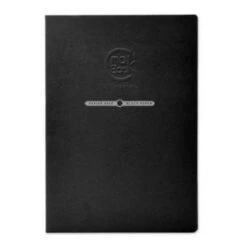 Clairefontaine 60316C - Bloc Piqué Crok'Book De 20 Feuilles De Papier Croquis Noir, 120 G/m², A4, Couv. Coloris Noir