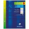 Clairefontaine 200 Feuilles Mobiles Perforées à Grand Carreaux (17x22 Cm)