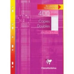 Clairefontaine 100 Copies Doubles Petit Carreaux (A4)