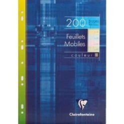 Clairefontaine 200 Feuillets Mobiles Seyes (A4)