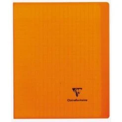 Clairefontaine Kover Book - Cahier Piqué 96P 17x22 Séyès (90g) Couverture Transparente