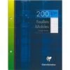Clairefontaine 100 Feuillets Mobiles Metric Perforées (17 X 22 Cm)
