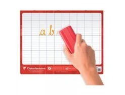 Clairefontaine - Cahier Magique Ardoise 17 X 22 Cm - 48 Pages - Grands Carreaux (Seyes) - Couverture Effaçable Double-face -Clairefontaine 400008794 03 7e8e