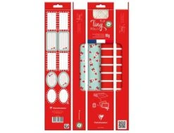 Clairefontaine - Set D'emballage Cadeaux Rouge/bleu - Tiny Rolls