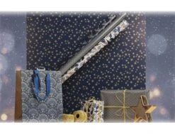 Clairefontaine Excellia Christmas - Papier Cadeau - 70 Cm X 2 M - Différents Modèles Disponibles (nuit étoilée) -Clairefontaine 405115506 2022 4 eeb7
