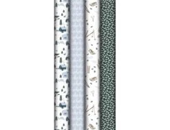 Clairefontaine Winter - Papier Cadeau - 70 Cm X 2 M - 80 G/m² - Différents Motifs Disponibles