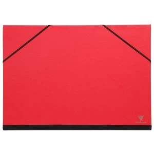 Clairefontaine 144605C - Un Carton à Dessin Couleur Fermeture élastiques 26x33 Cm, Rouge 1 Clairefontaine 144605C - Un Carton à Dessin Couleur Fermeture élastiques 26x33 Cm, Rouge