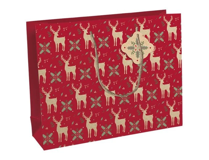 Clairefontaine Lovely Home - Sac Cadeau Rouge - 37,3 Cm X 11,8 Cm X 27,5 Cm 1 Clairefontaine Lovely Home - Sac Cadeau Rouge - 37,3 Cm X 11,8 Cm X 27,5 Cm