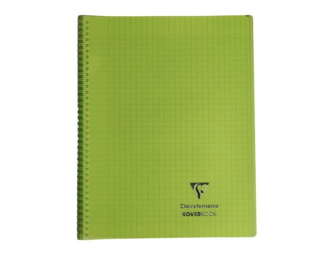 Clairefontaine Koverbook - Cahier Polypro Spiralé 24 X 32 Cm - 160 Pages - Grands Carreaux (Seyes) - Disponible Dans Différentes Couleurs 7 Clairefontaine Koverbook - Cahier Polypro Spiralé 24 X 32 Cm - 160 Pages - Grands Carreaux (Seyes) - Disponible Dans Différentes Couleurs – Image 7