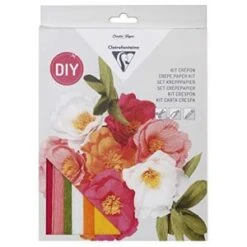Clairefontaine Kit Papier Crépon - Bouquet De Fleurs - 21 Pcs
