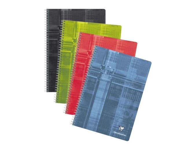 Clairefontaine - Cahier à Spirale A4 (21x29,7 Cm) - 180 Pages - Grands Carreaux (Seyes) - Disponible Dans Différentes Couleurs 1 Clairefontaine - Cahier à Spirale A4 (21x29,7 Cm) - 180 Pages - Grands Carreaux (Seyes) - Disponible Dans Différentes Couleurs