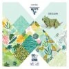 Clairefontaine ORIGAMI, Pochette De 60 Feuilles 70g/m2 Au Format 15x15cm - Fraîcheur Exotique - Lot De 5