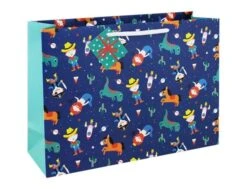 Clairefontaine Héros De Mon Enfance - Sac Cadeau - 37,3 Cm X 11,8 Cm X 27,5 Cm - Bleu