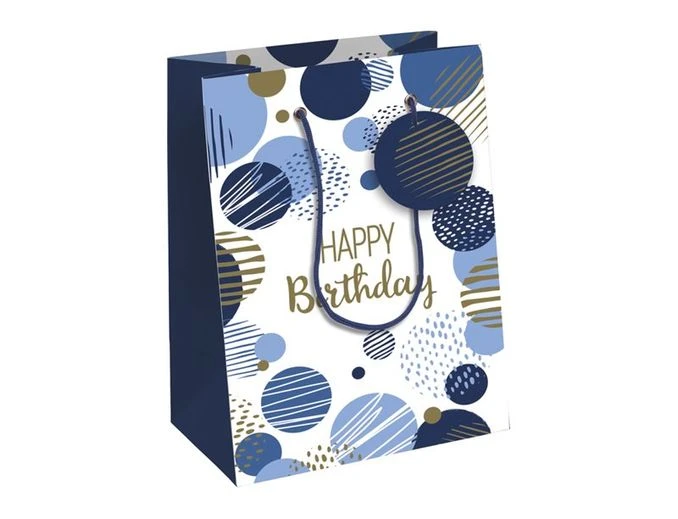 Clairefontaine Excellia - Sac Cadeau - 21,5 X 10,2 X 25,3 Cm - Joyeux Anniversaire - Bleu 1 Clairefontaine Excellia - Sac Cadeau - 21,5 X 10,2 X 25,3 Cm - Joyeux Anniversaire - Bleu