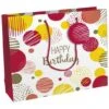 Clairefontaine Excellia - Sac Cadeau - 37 X 12 X 27,5 Cm - Joyeux Anniversaire - Rose