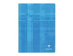 Clairefontaine - Cahier à Spirale 24 X 32 Cm - 100 Pages - Petits Carreaux (5x5 Mm) - Disponible Dans Différentes Couleurs