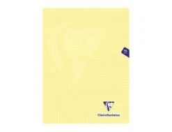 Clairefontaine Mimesys Pastel - Cahier Polypro 24 X 32 Cm - 96 Pages - Grands Carreaux (Seyes) - Disponible Dans Différentes Couleurs -Clairefontaine 7dfa3d72 f344 4a92 885d f849cb3c2fcc ccfd