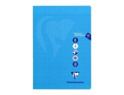 Clairefontaine Mimesys - Cahier Polypro De Travaux Pratiques (TP) - A4 (21x29,7 Cm) - 80 Pages - Grands Carreaux (Seyes)/uni - Disponible Dans Différentes Couleurs