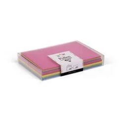 Clairefontaine Coffret Pollen De 20 Enveloppes C6 (114x162mm) + 20 Cartes Simples 110x155mm - Eté - Assortis - Lot De 5