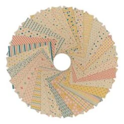Clairefontaine ORIGAMI, Pochette De 60 Feuilles 70g/m2 Au Format 15x15cm - Krafty Color - Assortis - Lot De 5