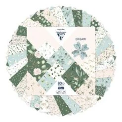 Clairefontaine ORIGAMI, Pochette De 60 Feuilles 70g/m2 Au Format 15x15cm - Romantique - Assortis - Lot De 5