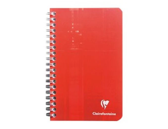 Clairefontaine - Carnet à Spirale 11 X 17 Cm - 100 Pages - Petits Carreaux (5x5 Mm) - Disponible Dans Différentes Couleurs 1 Clairefontaine - Carnet à Spirale 11 X 17 Cm - 100 Pages - Petits Carreaux (5x5 Mm) - Disponible Dans Différentes Couleurs