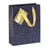Clairefontaine Premium - Sac Cadeau - 17 X 6 X 22 Cm - Bleu Nuit