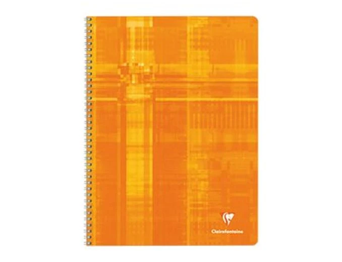 Clairefontaine - Cahier à Spirale 24 X 32 Cm - 180 Pages - Petits Carreaux (5x5 Mm) - Disponible Dans Différentes Couleurs 1 Clairefontaine - Cahier à Spirale 24 X 32 Cm - 180 Pages - Petits Carreaux (5x5 Mm) - Disponible Dans Différentes Couleurs