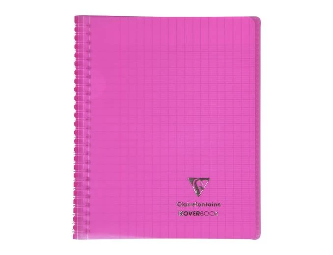 Clairefontaine Koverbook - Cahier Polypro Spiralé - 17 X 22 Cm - 160 Pages - Grands Carreaux (Seyes) - Disponible Dans Différentes Couleurs 4 Clairefontaine Koverbook - Cahier Polypro Spiralé - 17 X 22 Cm - 160 Pages - Grands Carreaux (Seyes) - Disponible Dans Différentes Couleurs – Image 4