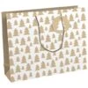 Clairefontaine Lovely Home Green - Sac Cadeau Blanc - 37,3 Cm X 11,8 Cm X 27,5 Cm