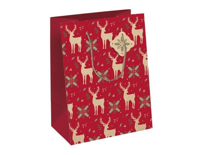 Clairefontaine Lovely Home Medium - Sac Cadeau Rouge - 21,5 Cm X 10,2 Cm X 25,3 Cm 1 Clairefontaine Lovely Home Medium - Sac Cadeau Rouge - 21,5 Cm X 10,2 Cm X 25,3 Cm
