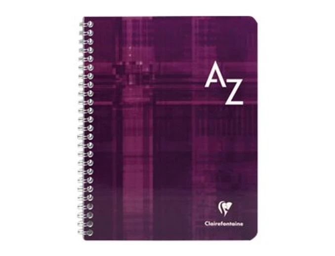 Clairefontaine - Répertoire à Spirale 17 X 22 Cm - 100 Pages - Petits Carreaux (5x5 Mm) - Disponible Dans Différentes Couleurs 1 Clairefontaine - Répertoire à Spirale 17 X 22 Cm - 100 Pages - Petits Carreaux (5x5 Mm) - Disponible Dans Différentes Couleurs