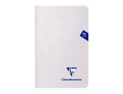 Clairefontaine Mimesys - Carnet Polypro 11 X 17 Cm - 96 Pages - Petits Carreaux (5x5 Mm) - Disponible Dans Différentes Couleurs