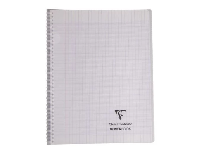 Clairefontaine Koverbook - Cahier Polypro Spiralé 24 X 32 Cm - 160 Pages - Grands Carreaux (Seyes) - Disponible Dans Différentes Couleurs 3 Clairefontaine Koverbook - Cahier Polypro Spiralé 24 X 32 Cm - 160 Pages - Grands Carreaux (Seyes) - Disponible Dans Différentes Couleurs – Image 3